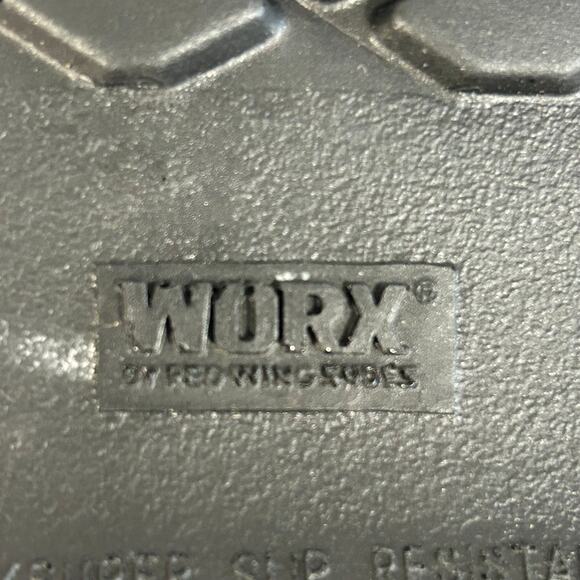 Worx Red Wing Oxford Safety Shoes Men 10.5 M Non-Metallic Toe Black 6550 main image 5